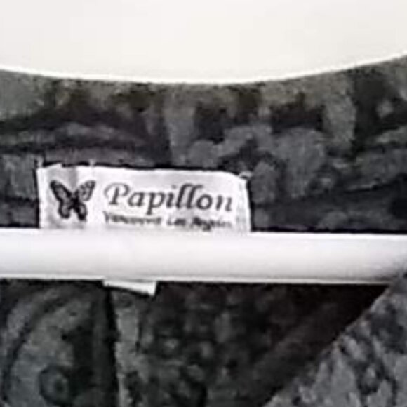 vintage y2k cozy soft grey floral boho print knit tunic dress NWOT - Picture 4 of 9